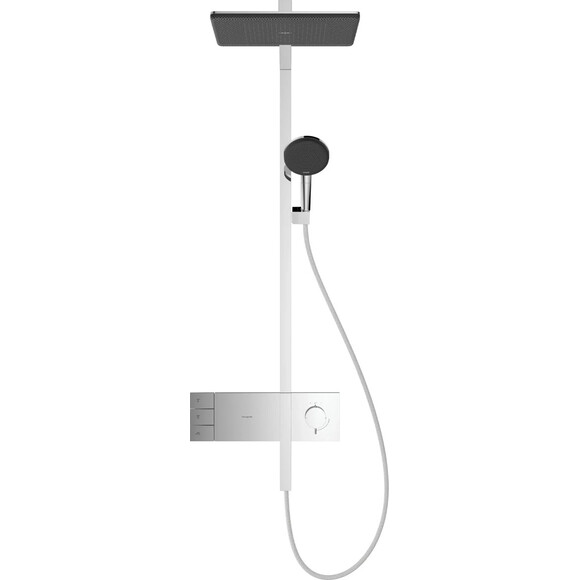 Душова система з термостатом Hansgrohe Raindance Alive Q 2jet Chrome 24590000 (хром), Колір виробника: хром, фото , изображение 9