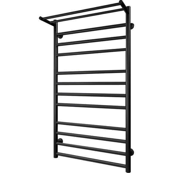 Електрична рушникосушарка Devit Allround AL5001000EBS (500x1000, чорна матова, сенсорна), Доступні розміри: 500 x 1000, Колір виробника: чорний матовий, Підключення рушникосушарки: універсальне, фото 