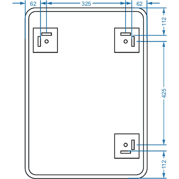 Дзеркало для ванної кімнати Devit Basic 4500700 (50x70 см), Доступні розміри: 50 x 70, фото , изображение 4
