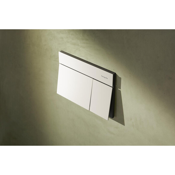 Кнопка смыва Hansgrohe iFrame Element E Matt White 66003700 (белая матовая), Цвет производителя: белый матовый, фото 2