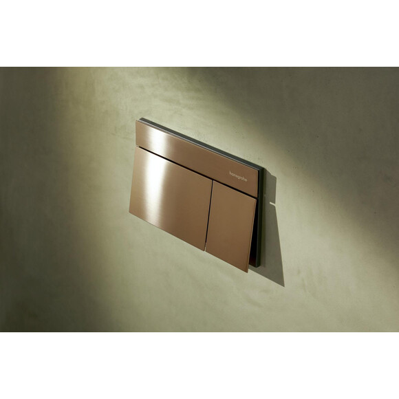 Кнопка смыва Hansgrohe iFrame Element E Brushed Bronze 66003140 (брашированная бронза), Цвет производителя: брашированная бронза, фото 3