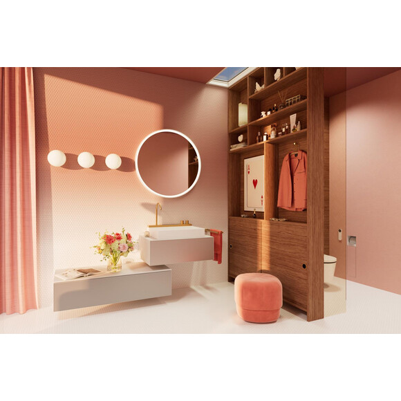 Кнопка смыва Hansgrohe iFrame Element E Brushed Bronze 66003140 (брашированная бронза), Цвет производителя: брашированная бронза, фото 5