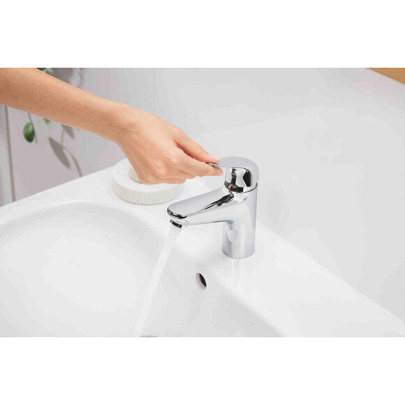 Змішувач для умивальника Grohe QuickFix Swift S-Size Chrome 24317001 (хром), фото , изображение 5