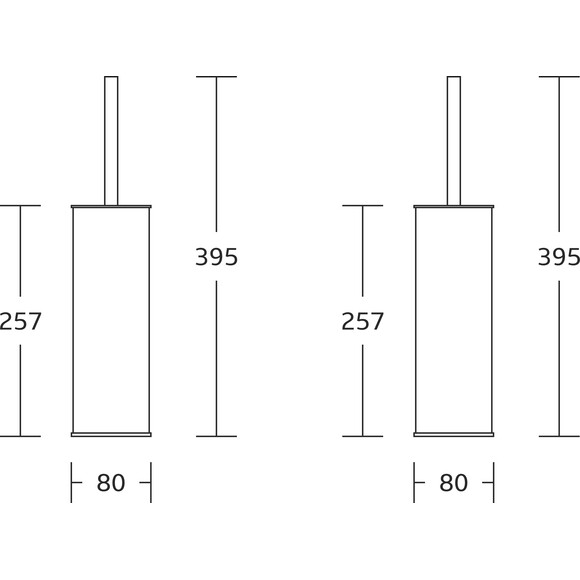 Йоржик для унітазу VBI Round M Gold VBI-040420GL (золото, підлоговий), Колір виробника: золото, фото , изображение 2