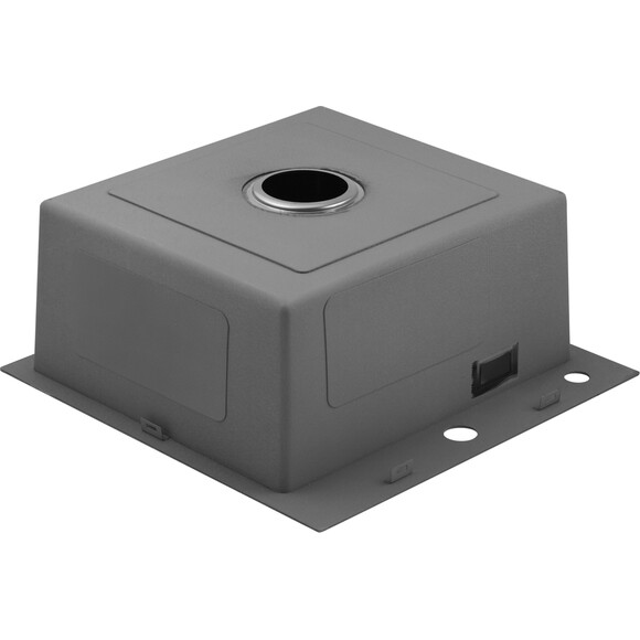 Кухонна мийка із змішувачем Kroner KRS5050HMPVDGRP03393BLKSP026 (50x50 см, 3.0/1.0 мм, з коландером, дозатором та сифоном), фото , изображение 7