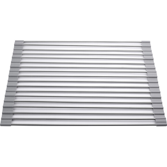 Кухонна мийка зі змішувачем Kroner KRD5843HMBGRA43332C132GRASP016 (58x43 см, 3.0/1.0 мм, з дозатором та сифоном, з сушаркою для посуду), фото , изображение 24