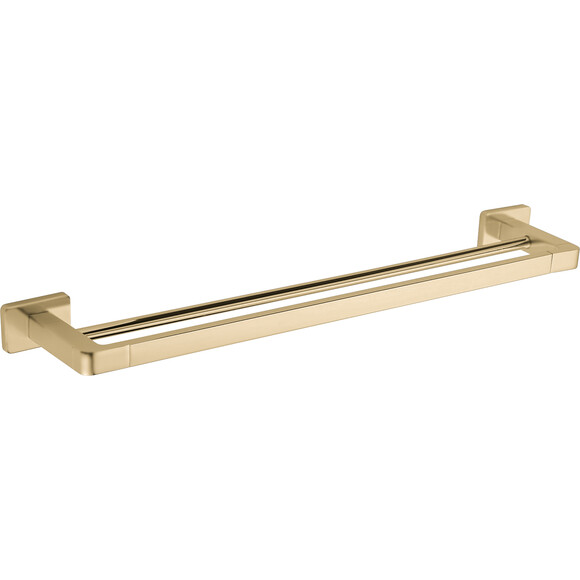 Полотенцедержатель VBI Mars Brushed Gold VBI-040108BG (брашированное золото, двойной), Цвет производителя: брашированное золото (матовое), фото 