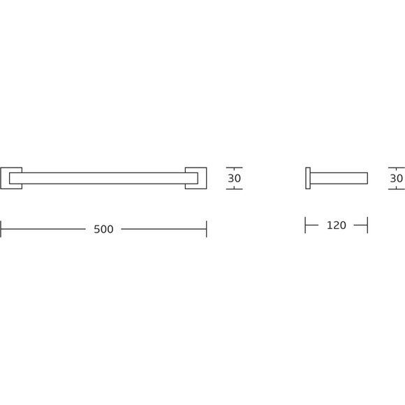 Полка в ванную VBI Jupiter Nickel VBI-040609NI (50x12 см, никель, настенная), Цвет производителя: никель, фото 2