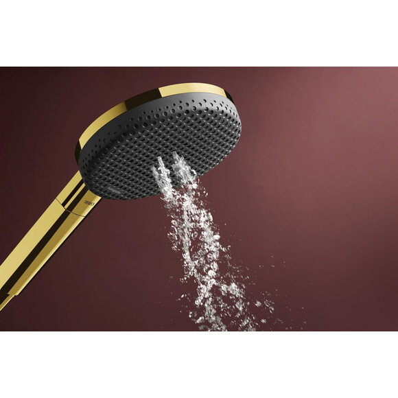 Лейка для душа Hansgrohe Raindance Alive Select S EcoSmart+ Polished Gold Optic 24512990 (золото, трехрежимная), Цвет производителя: золото, фото 3