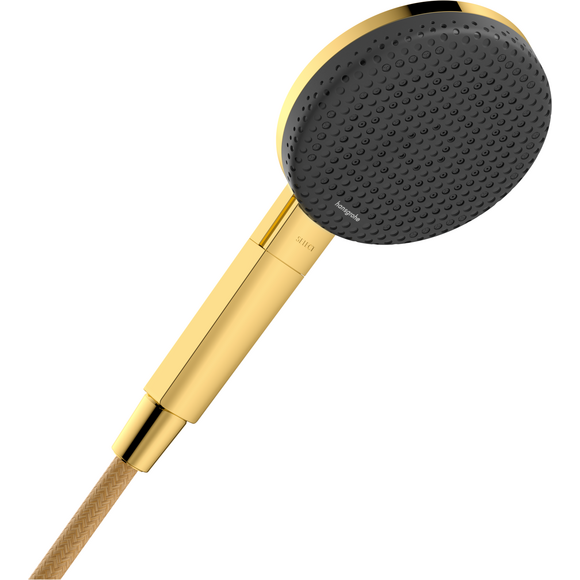 Лейка для душа Hansgrohe Raindance Alive Select S Polished Gold Optic 24511990 (золото, трехрежимная), Цвет производителя: золото, фото 