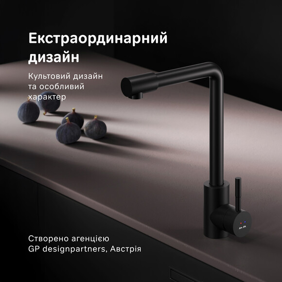 Смеситель для кухни Am.Pm X-Joy S F85B05022 (черный матовый), Цвет производителя: черный матовый, фото 11