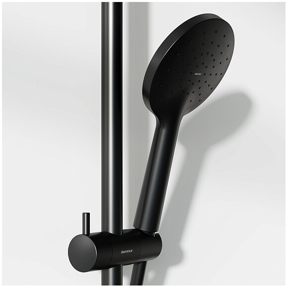 Душова система Damixa Jupiter Black 977710300 (чорна матова), Колір виробника: чорний матовий, фото , изображение 3