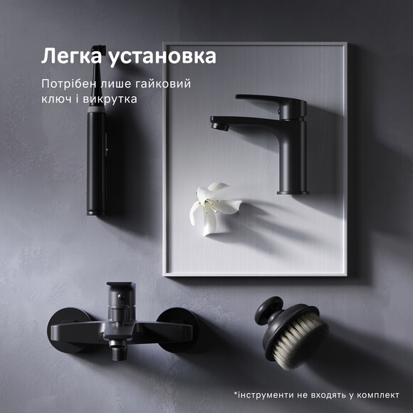 Смеситель для ванны Am.Pm Pride F7C10022 (черный матовый), Цвет производителя: черный матовый, фото 10