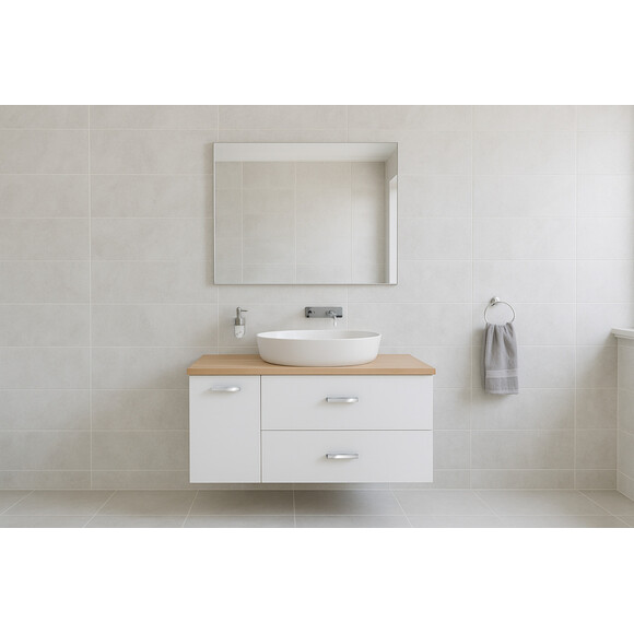 Комплект мебели под накладной умывальник Roca Victoria Basic Modular A85657580D (тумба подвесная + столешница + модуль подвесной), фото 3