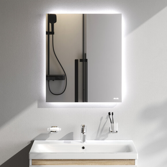 Зеркало для ванной комнаты Am.Pm X-Joy MXAMOX10601S (60x70 см, с LED-подсветкой, с ИК-сенсором, с диммером), Доступные размеры: 60 x 70, фото 