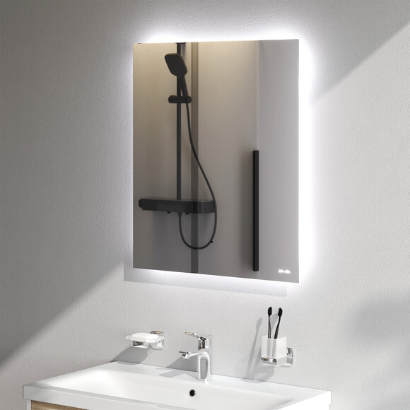 Зеркало для ванной комнаты Am.Pm X-Joy MXAMOX10601S (60x70 см, с LED-подсветкой, с ИК-сенсором, с диммером), Доступные размеры: 60 x 70, фото 2