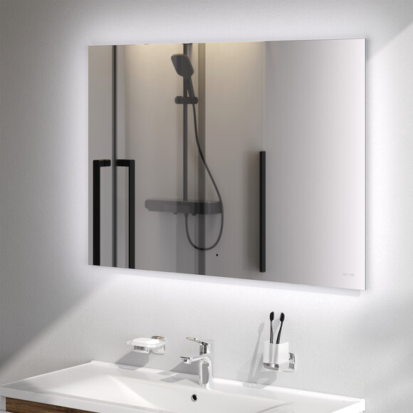 Дзеркало для ванної кімнати Am.Pm X-Joy MXAMOX11001S (100x70 см, з LED-підсвічуванням, з ІЧ-сенсором, з димером), Доступні розміри: 100 x 70, фото , изображение 2