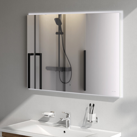 Дзеркало для ванної кімнати Am.Pm X-Joy MXAMOX11001S (100x70 см, з LED-підсвічуванням, з ІЧ-сенсором, з димером), Доступні розміри: 100 x 70, фото , изображение 3