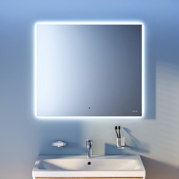 Зеркало для ванной комнаты Am.Pm X-Joy MXAMOX10801S (80x70 см, с LED-подсветкой, с ИК-сенсором, с диммером), Доступные размеры: 80 x 70, фото 5