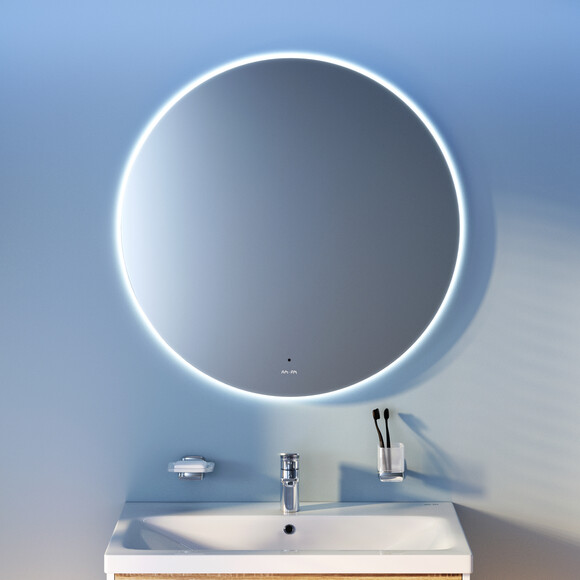 Дзеркало для ванної кімнати Am.Pm X-Joy MXAMOX40801S (80 см, з LED-підсвічуванням, з ІЧ-сенсором, з димером), Доступні розміри: 80, фото , изображение 5