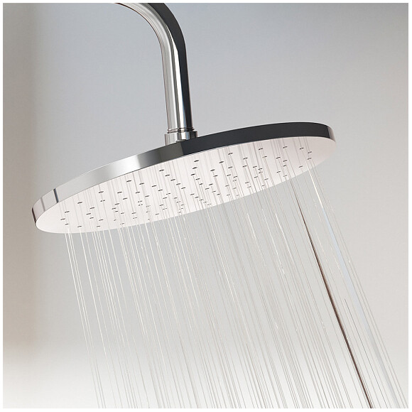 Душевая система Damixa Jupiter Black 977710000 (хром), Цвет производителя: хром, фото 5