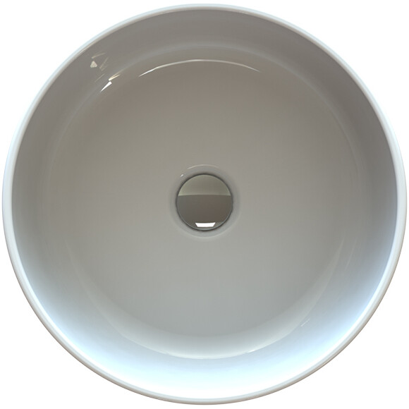 Умывальник Snail Сакура 177A100 (40 см, чаша), Цвет производителя: белый глянец, фото 9