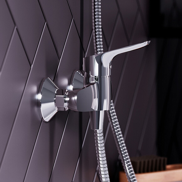 Змішувач для душу Damixa Jupiter 772000001 (хром), фото , изображение 4