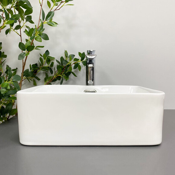 Умивальник VBI Arabba WHITE VBI-013500 (40x31 см), Доступні розміри: 40 x 31, Колір виробника: білий, фото , изображение 2