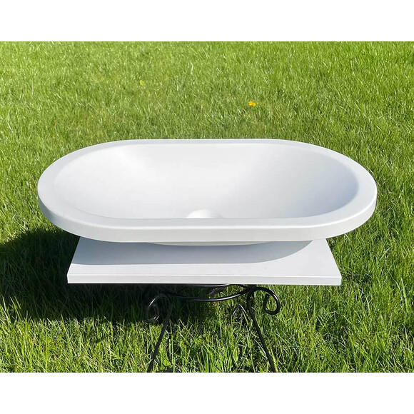 Умывальник Snail Гера White Matt 155A100M (60x35 см, белый матовый), Цвет производителя: белый матовый, фото 3