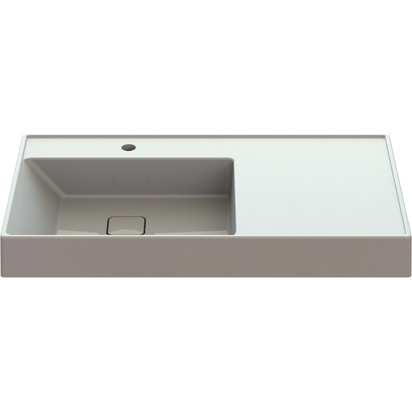 Умывальник Snail Арфа White Glossy 162A100 (90x50 см, белый глянцевый, с крылом), Цвет производителя: белый глянец, фото 7