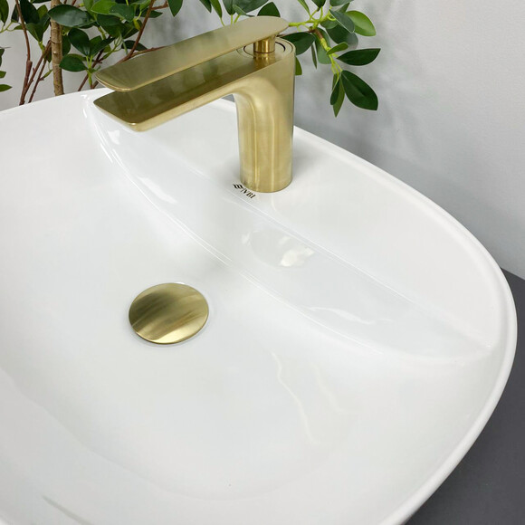 Умивальник VBI Agordo White VBI-014904 (50x38 см), Доступні розміри: 50 x 38, фото , изображение 4