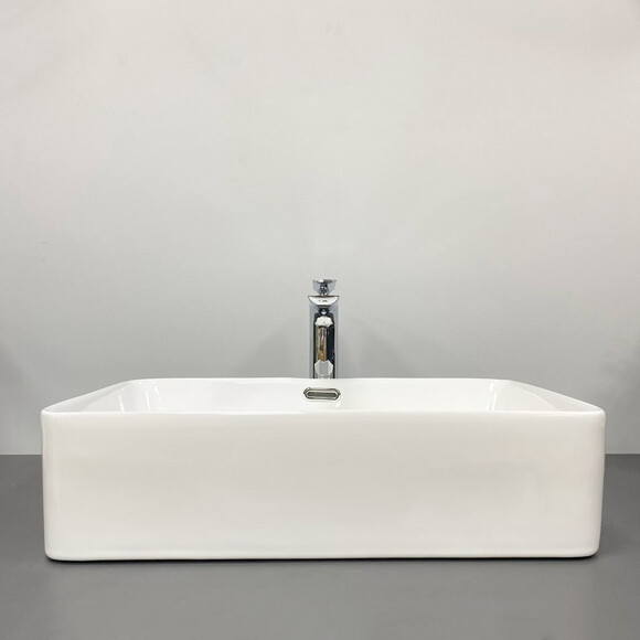 Умивальник VBI Arabba WHITE VBI-013502 (56x34 см), Доступні розміри: 56 x 34, Колір виробника: білий, фото , изображение 3