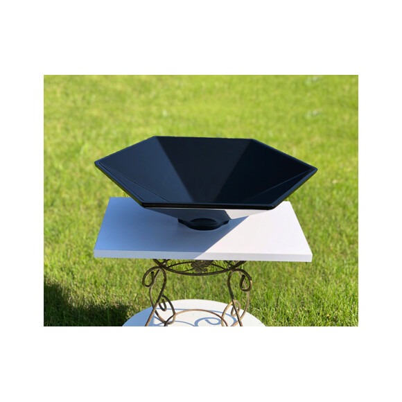 Умывальник Snail Астерия Black Glossy 112A200 (50x43 см, черный глянцевый, чаша), Цвет производителя: черный глянец, фото 