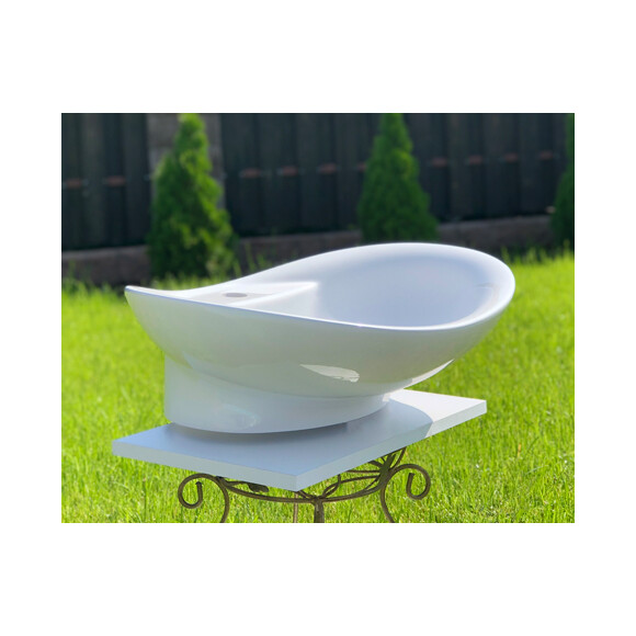 Умывальник Snail Гармония White Glossy 102A100 (65x43 см, белый глянцевый), Цвет производителя: белый глянец, фото 7