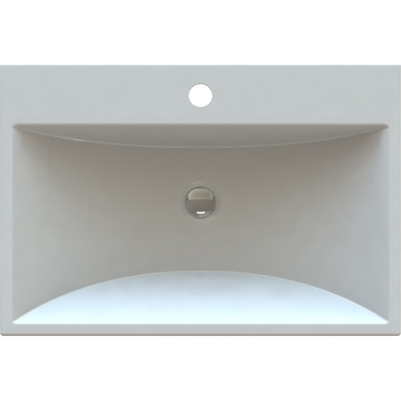 Умывальник Snail Гранд White Glossy 148A100 (60x41 см, белый глянцевый), Цвет производителя: белый глянец, фото 8