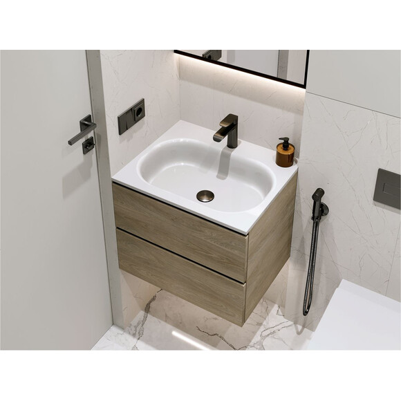 Умывальник Miraggio Lake 600 Miramarble 8815035 (60x50 см), Доступные размеры: 60 x 50, Технология производства: Miramarble, фото 3