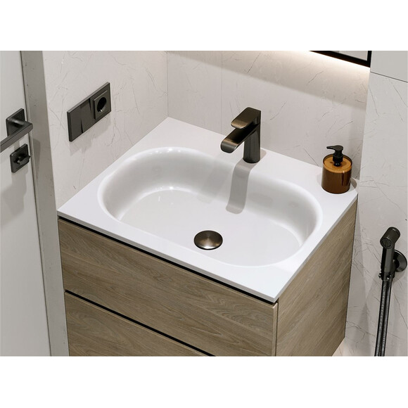 Умывальник Miraggio Lake 600 Miramarble 8815035 (60x50 см), Доступные размеры: 60 x 50, Технология производства: Miramarble, фото 2