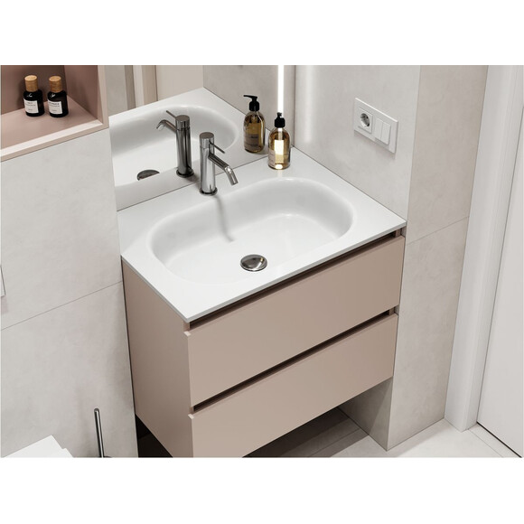 Умывальник Miraggio Lake 700 Miramarble 8815042 (70x50 см), Доступные размеры: 70 x 50, Технология производства: Miramarble, фото 4