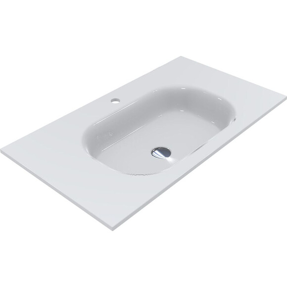 Умывальник Miraggio Lake 900 Miramarble 8815153 (90x50 см, с крылом), Доступные размеры: 90 x 50, Технология производства: Miramarble, фото 