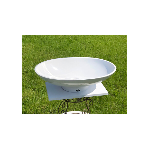 Умывальник Snail Ника White Glossy 103A100 (63x44 см, белый глянцевый, чаша), Цвет производителя: белый глянец, фото 