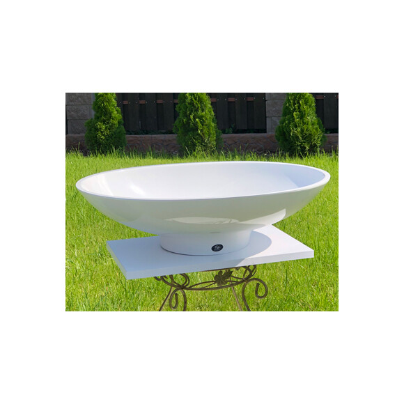 Умывальник Snail Ника White Glossy 103A100 (63x44 см, белый глянцевый, чаша), Цвет производителя: белый глянец, фото 3