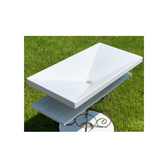 Умивальник Snail Вега White Matt 115A100M (80x40 см, білий матовий), Колір виробника: білий матовий, фото , изображение 3