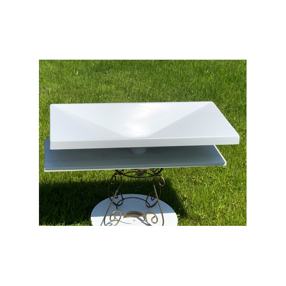 Умивальник Snail Вега White Matt 115A100M (80x40 см, білий матовий), Колір виробника: білий матовий, фото 