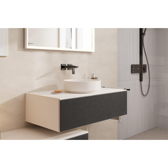 Умивальник Hansgrohe Xuniva Evo Sand Matt Beige 60323780 (40x40 см, бежевий пісок матовий), Доступні розміри: 40 x 40, Колір виробника: бежевий пісок матовий, фото , изображение 5