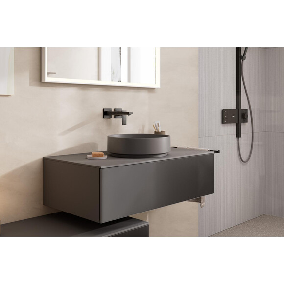 Умивальник Hansgrohe Xuniva Slate Matt Grey 60323760 (40x40 см, сірий сланець матовий), Доступні розміри: 40 x 40, Колір виробника: сірий сланець матовий, фото , изображение 2