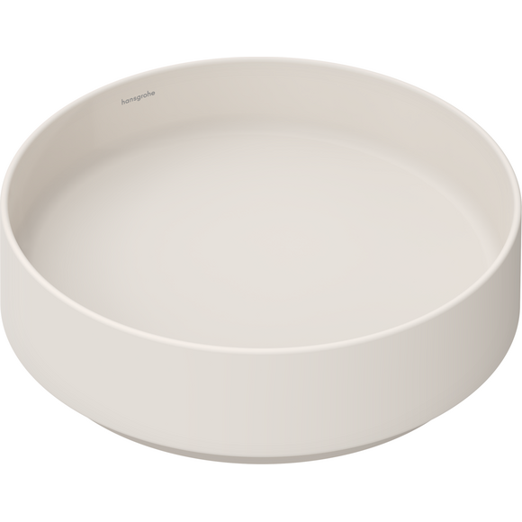 Умивальник Hansgrohe Xuniva Evo Sand Matt Beige 60323780 (40x40 см, бежевий пісок матовий), Доступні розміри: 40 x 40, Колір виробника: бежевий пісок матовий, фото 