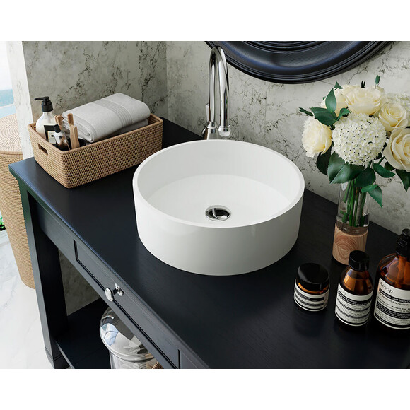 Умывальник Snail Оазис White Matt 170A100M (43 см, белый матовый), Цвет производителя: белый матовый, фото 2