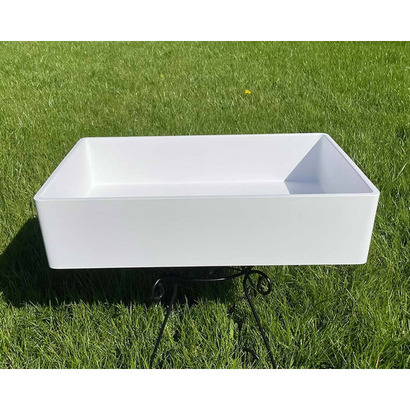 Умивальник Snail Тоскана White Matt 171A100M (60x38 см, білий матовий, чаша), Колір виробника: білий матовий, фото , изображение 5