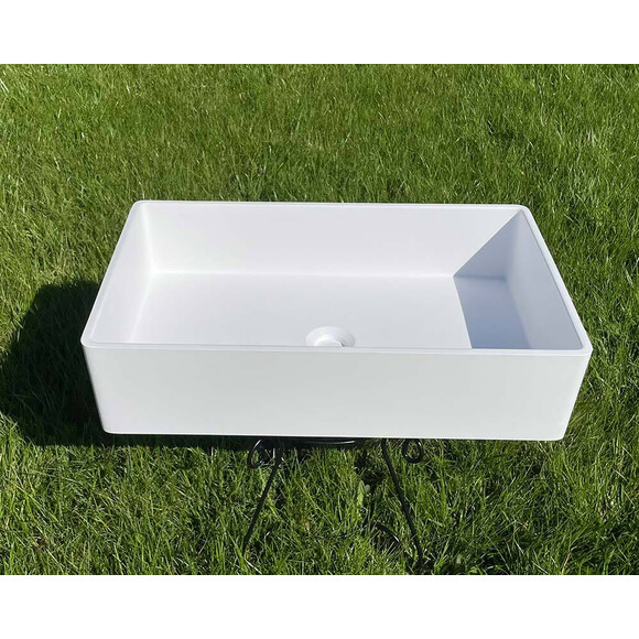 Умивальник Snail Тоскана White Matt 171A100M (60x38 см, білий матовий, чаша), Колір виробника: білий матовий, фото , изображение 4