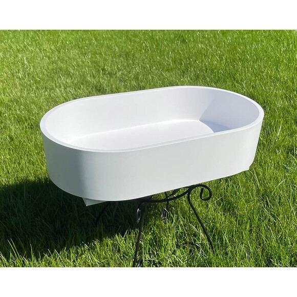 Умивальник Snail Ліана White Matt 172A100M (60x36 см, білий матовий), Колір виробника: білий матовий, фото , изображение 5